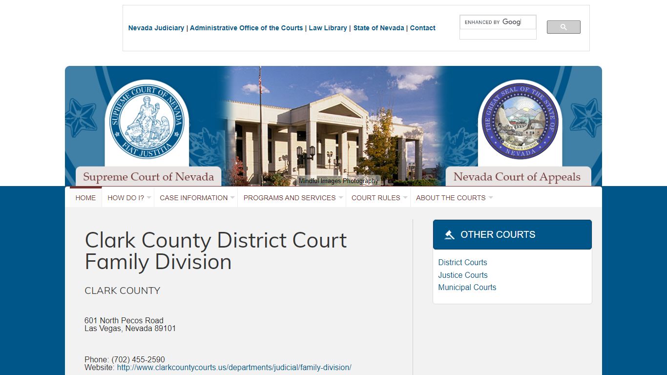 Clark County District Court Family Division - Nevada Judiciary